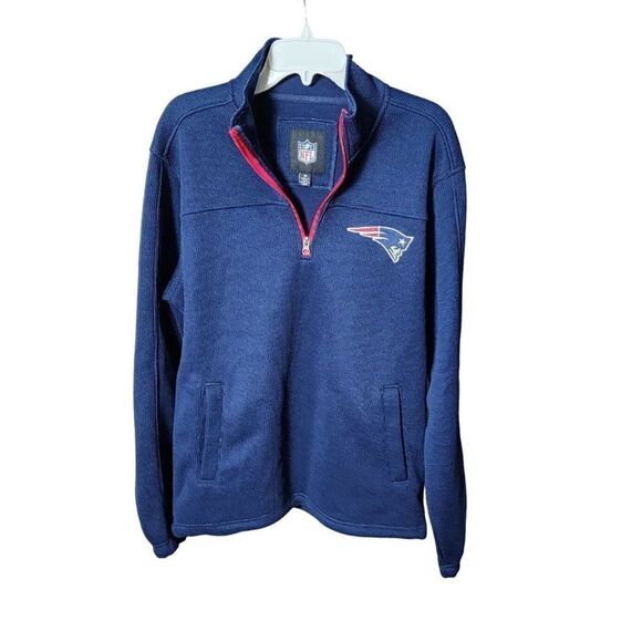 New England Patriots Long Sleeve Men's Medium Pullover - Picture 1 of 10